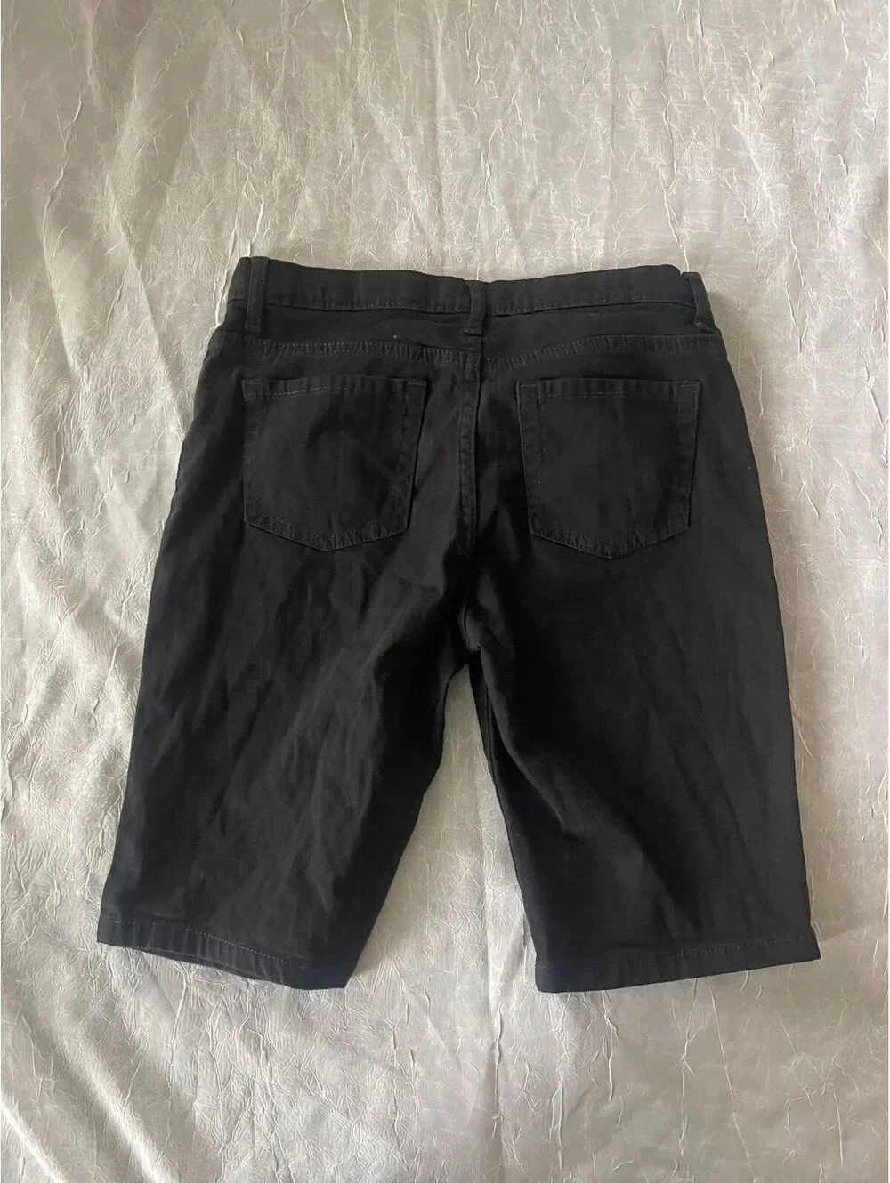 The Children's Place Girls Black Chino Uniform Bermuda Shorts – Size 12